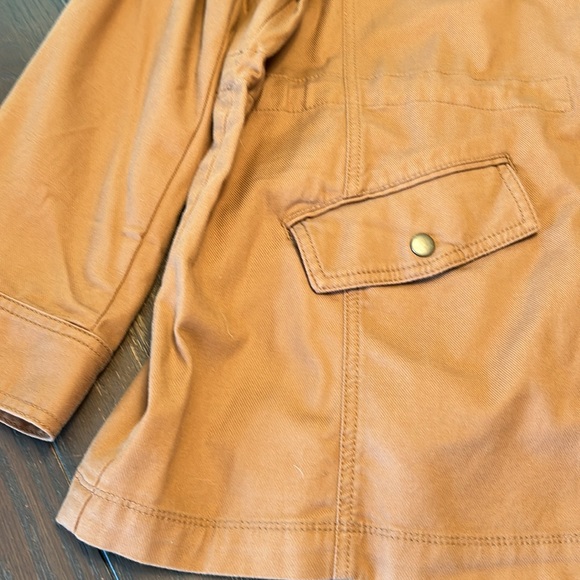 NWT talbots canvas jacket. 2X Tan/brown - Picture 7 of 10
